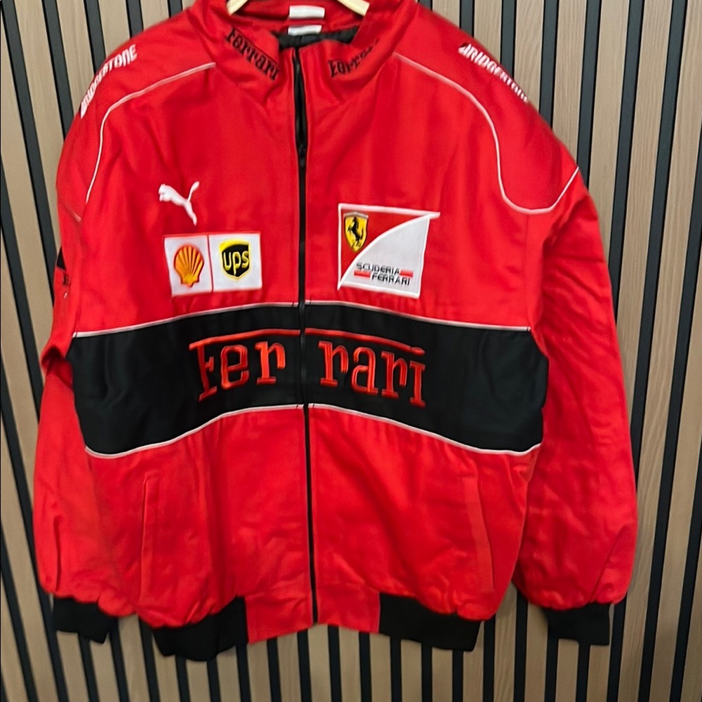 Ferrari Red Racing Jacket Sz XL